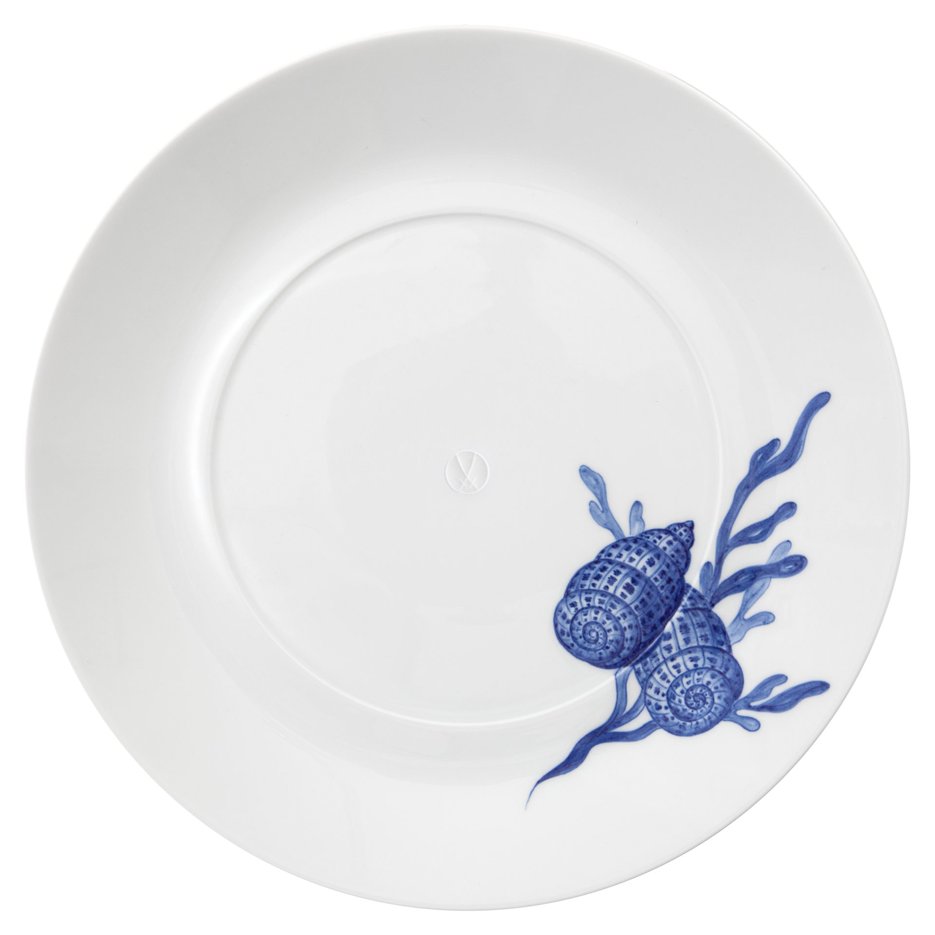 MEISSEN® COSMOPOLITAN BLUE TREASURES DINNER PLATE SEA SHELL