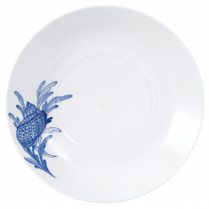 MEISSEN® COSMOPOLITAN BLUE TREASURES GOURMET PLATE, DEEP, SEA SHELL