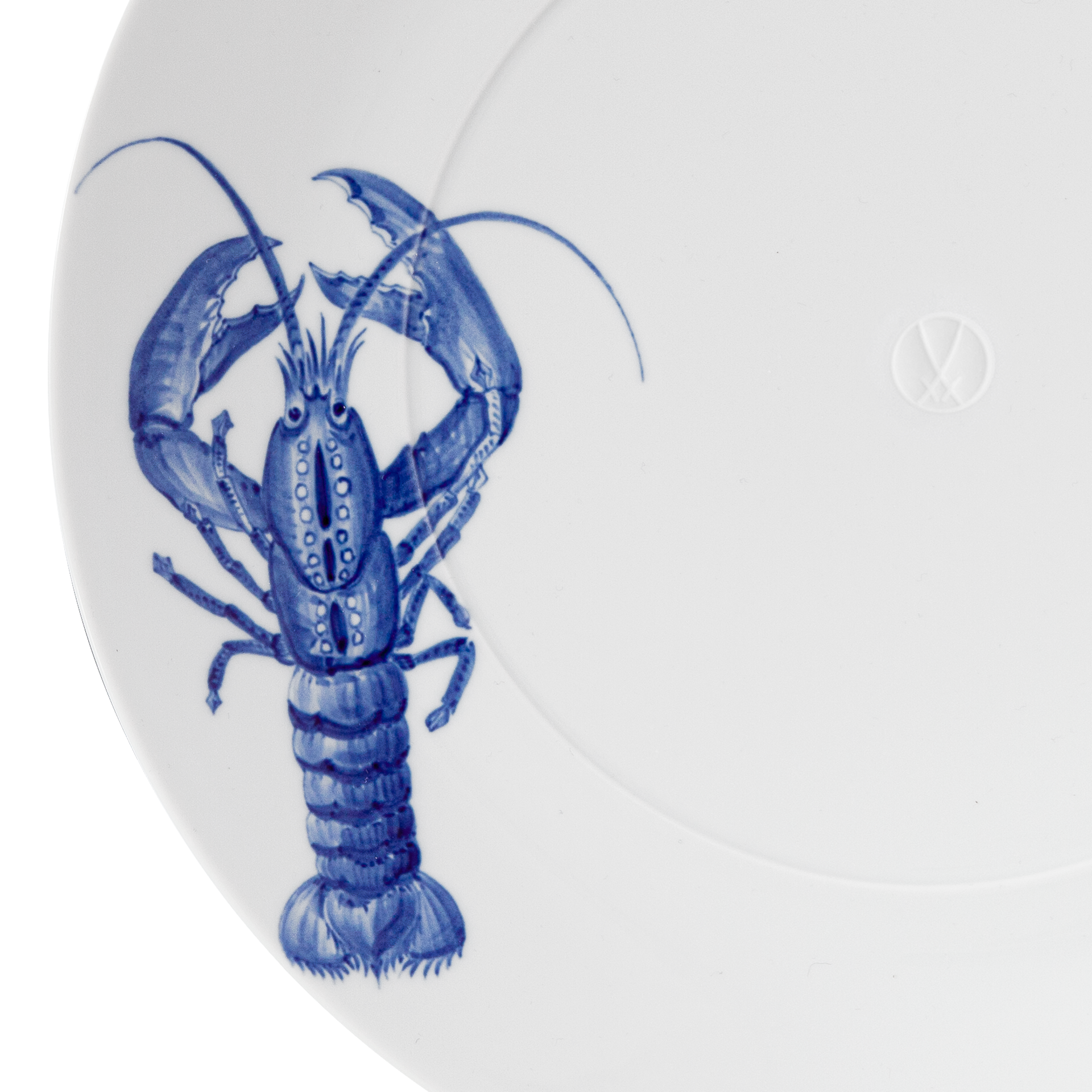 MEISSEN® COSMOPOLITAN BLUE TREASURES DINNER PLATE LOBSTER