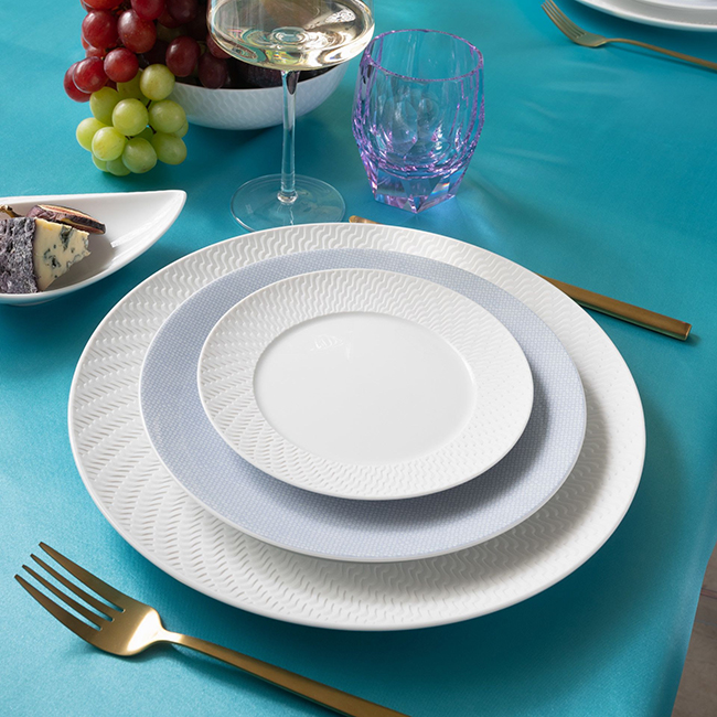 N41 웨이브 릴리프 비스퀴 플레이트(S)