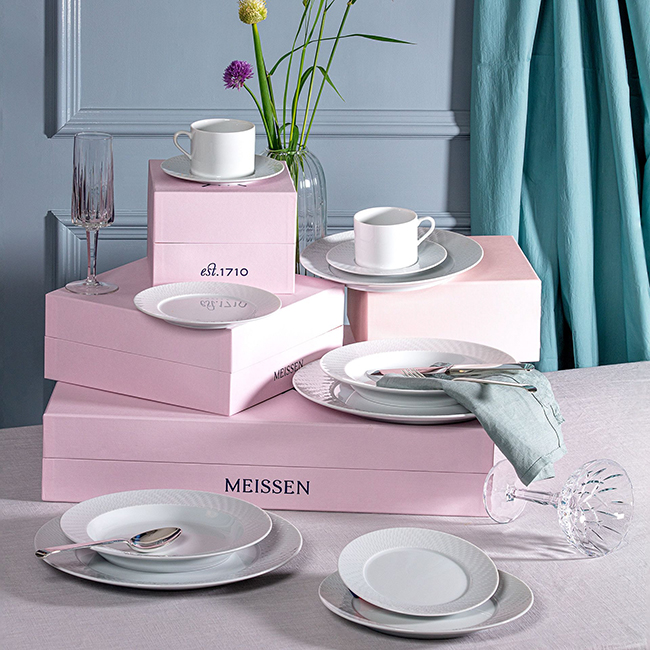 N41 웨이브 릴리프 비스퀴 플레이트(M)