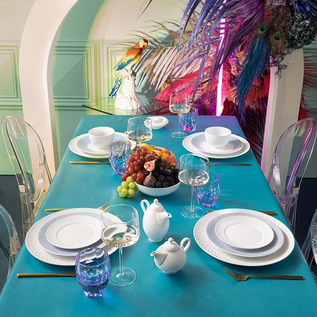 N41 웨이브 릴리프 비스퀴 플레이트(M)