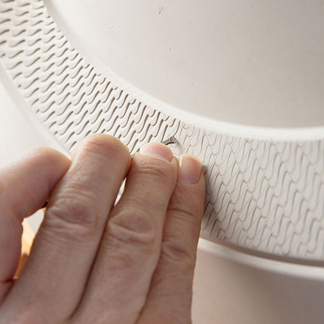 N41 웨이브 릴리프 비스퀴 플레이트(M)