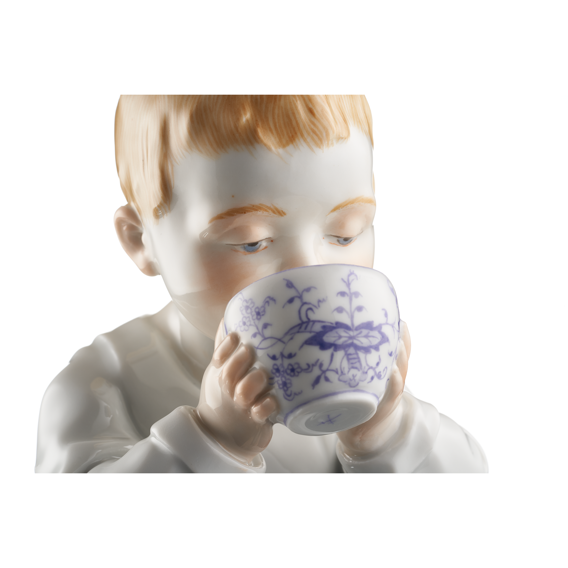 컵을 든 아이 피규린(블루 어니언)