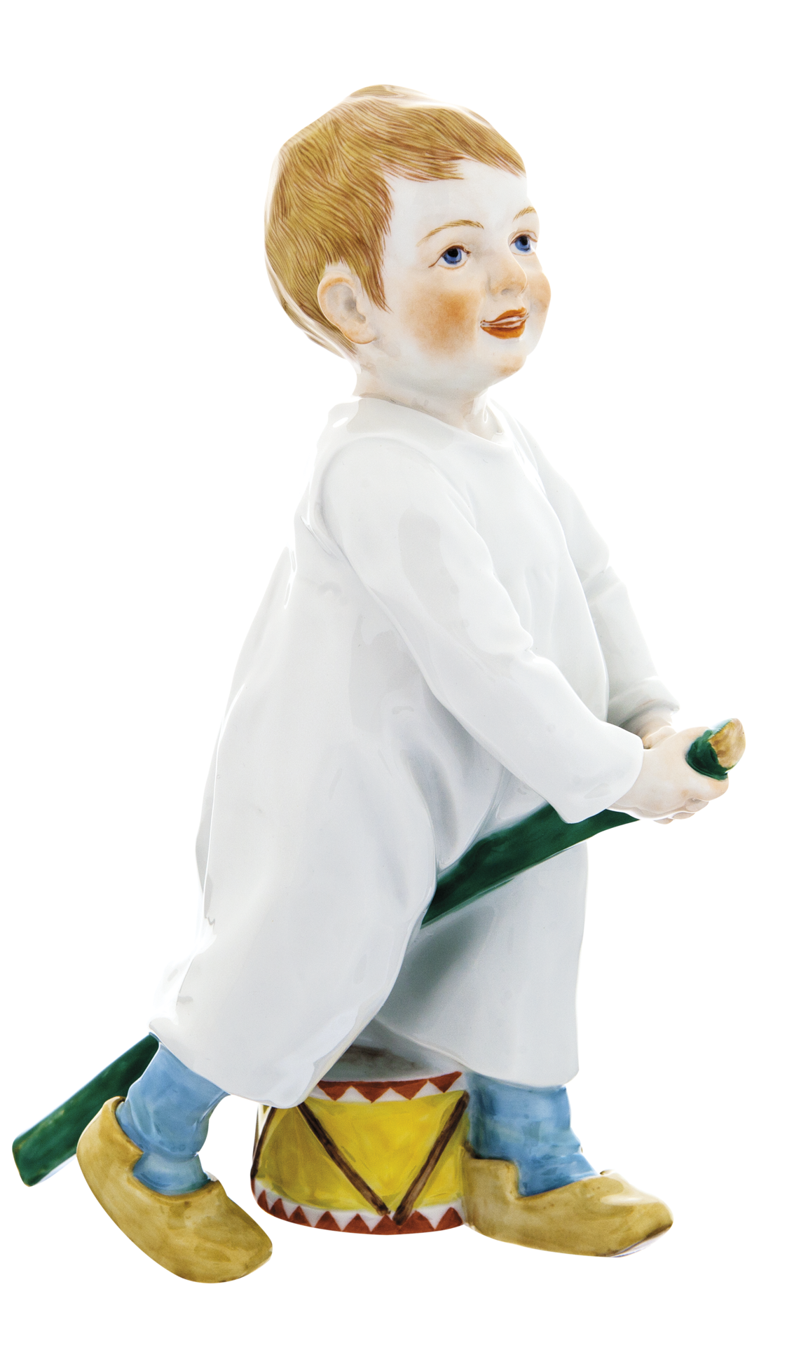 드럼 스틱을 든 아이 피규린