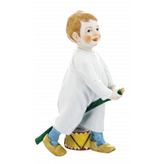 드럼 스틱을 든 아이 피규린