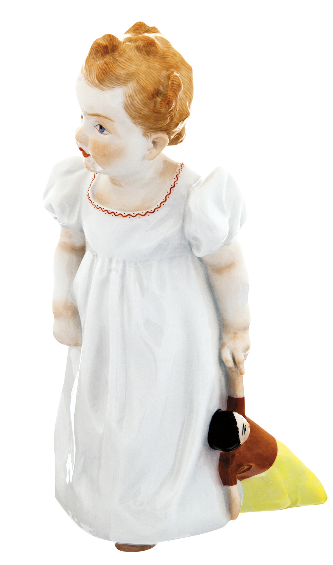 인형을 들고있는 아이 피규린