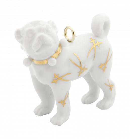 MEISSEN®-PUG SWORDS IN GOLD