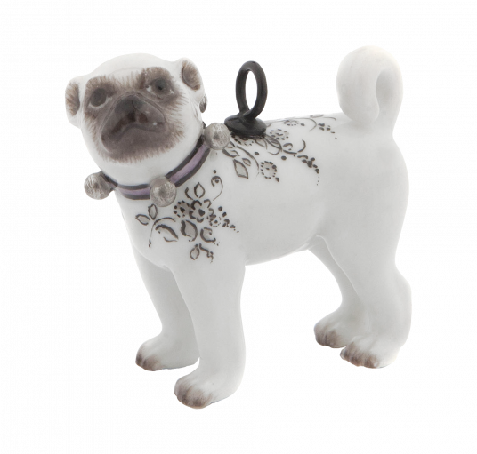 MEISSEN®-PUG FLOWER TENDRILS BLACK