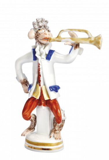 MONKEY MUSICIAN TRUMPETER