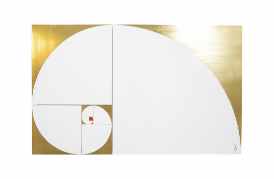 LIMITED MASTERWORKS 2016 WALL PAINTING FIBONACCI - THE PERFECT RECTANGLE
