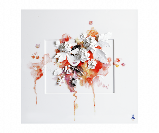 LIMITED MASTERWORKS 2018 WALL PAINTING SNOWBALL BLOSSOM FULL OF PRIDE