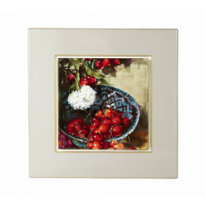 LIMITED EDITION 2018 WALL PAINTING STILL LIFE WITH CHERRIES
