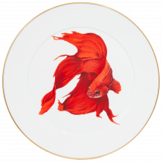 LIMITED EDITION 2021 WALL PLATE, SIAMESE FIGHTING FISH