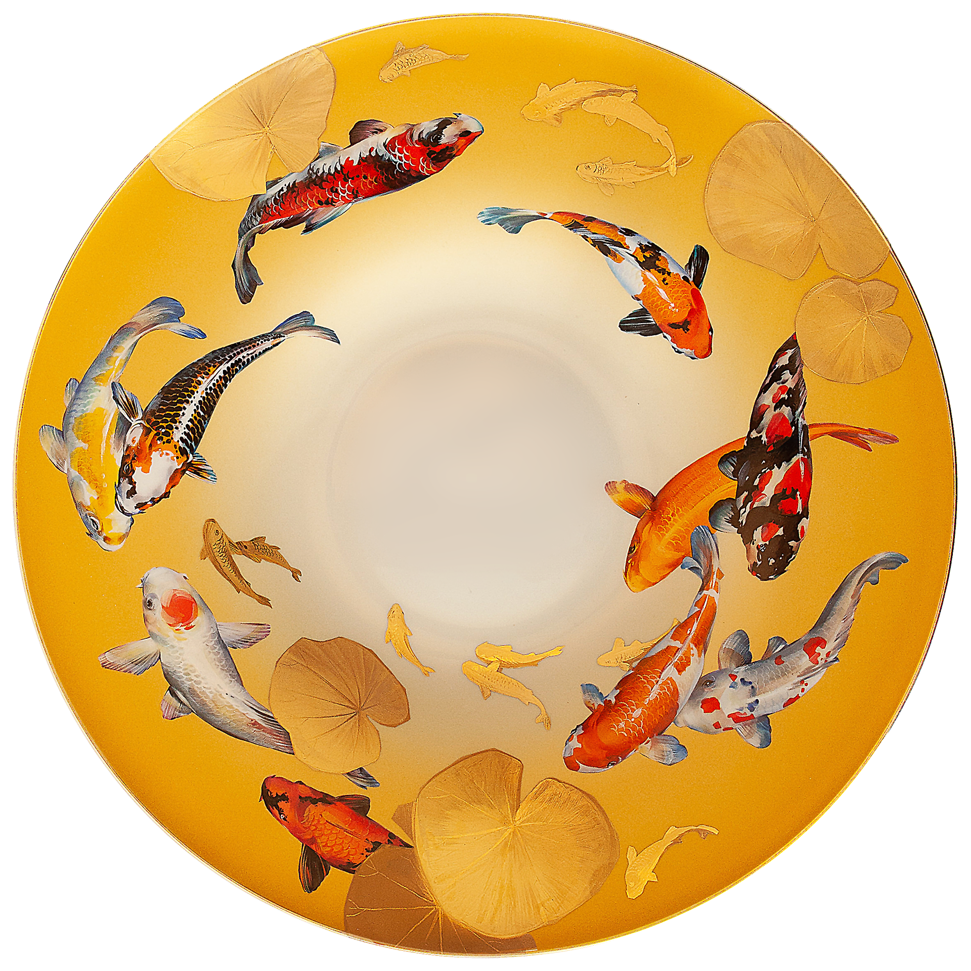 LIMITED MASTERWORKS 2021 DISH, KOIS AND WATER-LILY PETALS