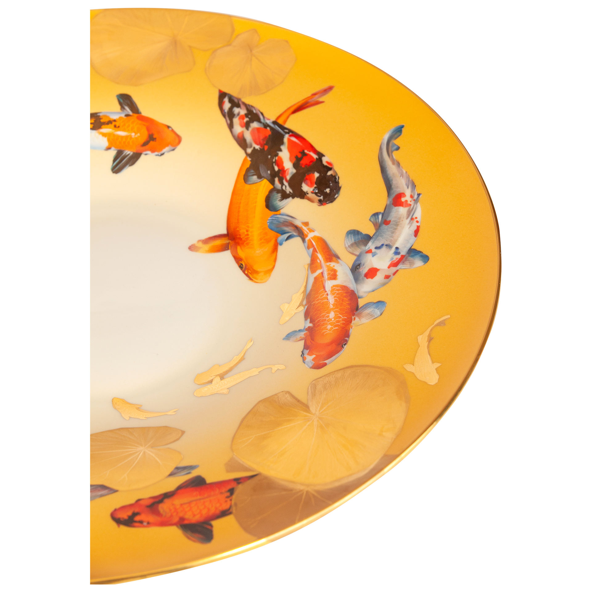 LIMITED MASTERWORKS 2021 DISH, KOIS AND WATER-LILY PETALS
