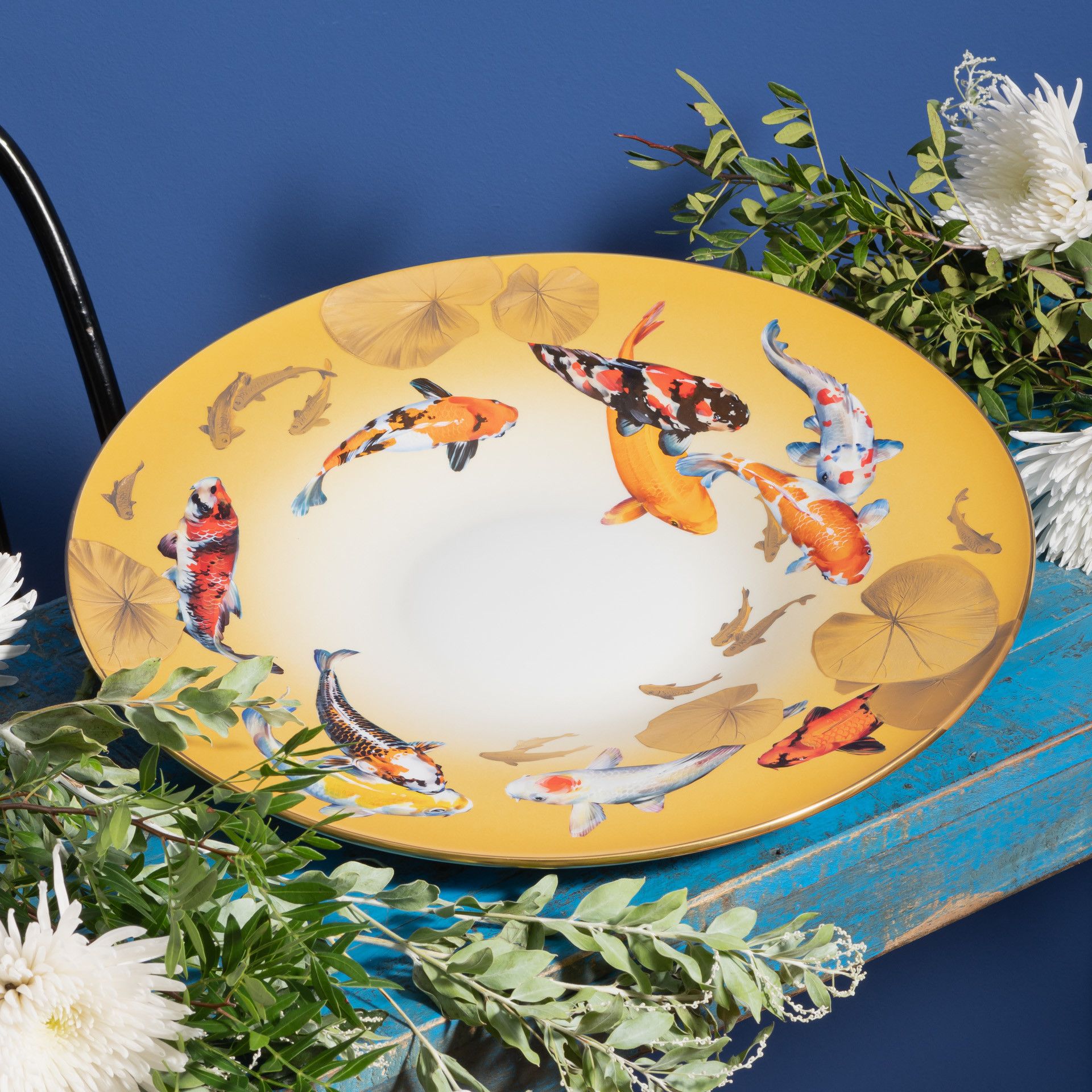 LIMITED MASTERWORKS 2021 DISH, KOIS AND WATER-LILY PETALS