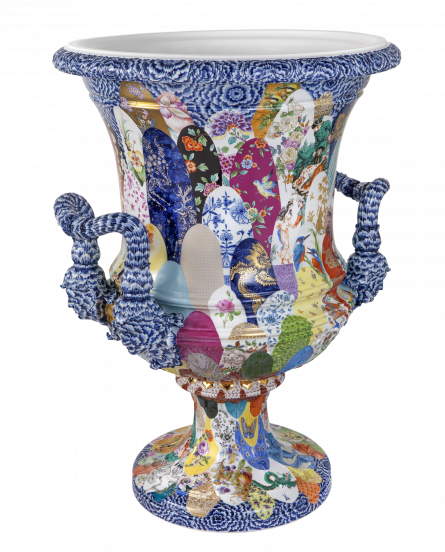 EXCLUSIVE COLLECTION VASE, WORLD OF MEISSEN PATTERNS