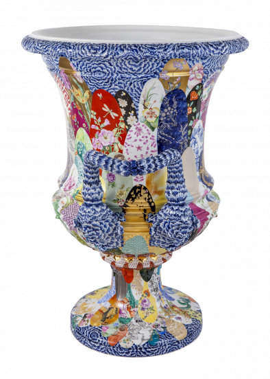 EXCLUSIVE COLLECTION VASE, WORLD OF MEISSEN PATTERNS