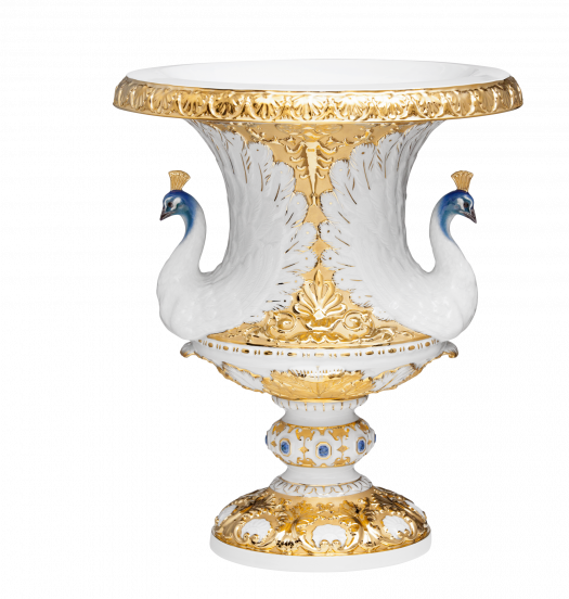 LIMITED MASTERWORKS 2018 VASE PEACOCK