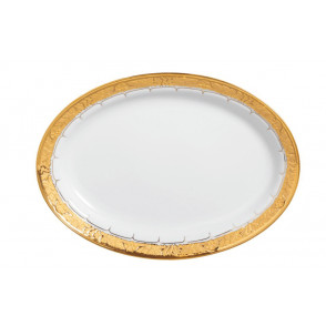 X-FORM 엑스폼 골드 오발 플레이터 36cm