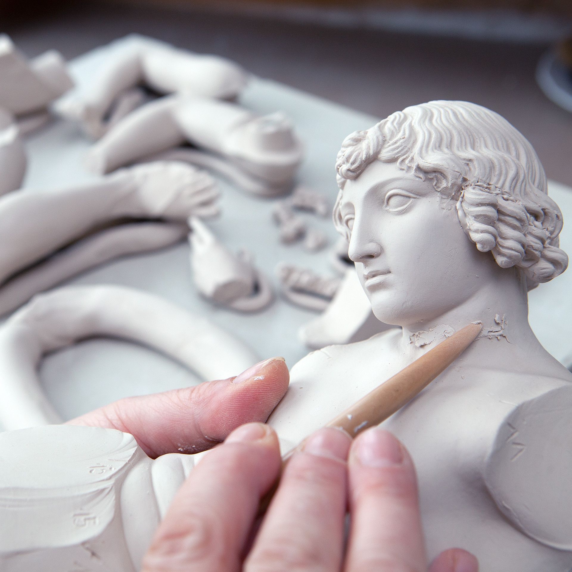 LIMITED MASTERWORKS 2021 BOY WITH THORN, BISQUE