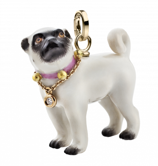 MEISSEN®-PUG DIAMOND COLLIER