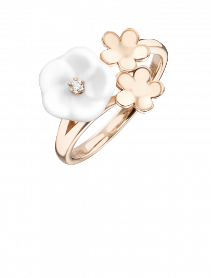 1739 부케 쓰리블라썸 반지 54mm(로즈골드)