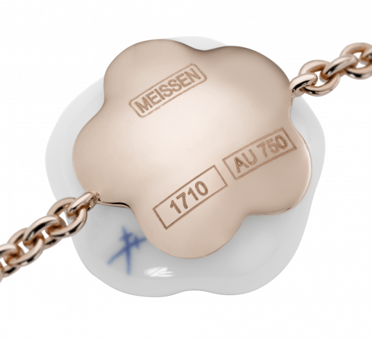 1739 부케 쓰리블라썸 목걸이 (로즈골드)