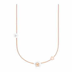 1739 부케 쓰리블라썸 목걸이 (로즈골드)