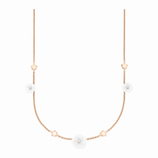 1739 부케 쓰리플라워 목걸이 (로즈골드)