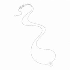 1739 부케 쓰리블라썸 목걸이 (화이트골드)