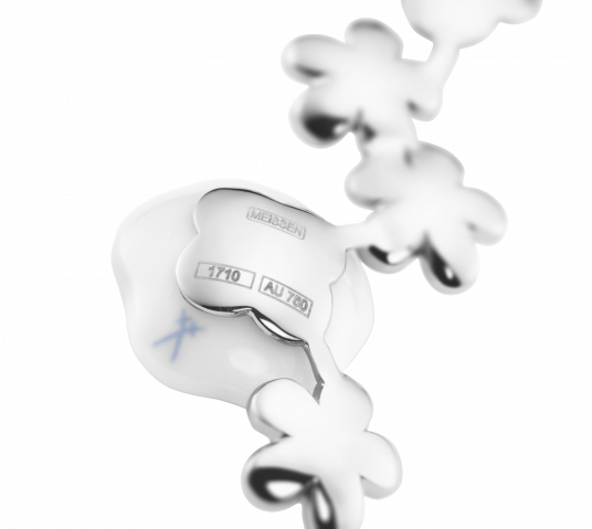 1739 부케 파이브블라썸 목걸이 (화이트골드)