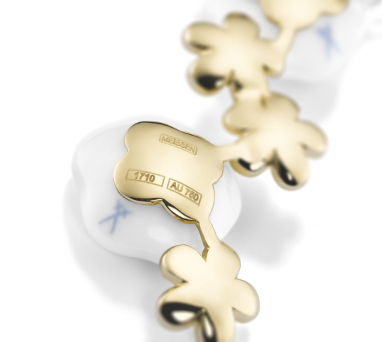 1739 부케 파이브블라썸 목걸이 (옐로우골드)