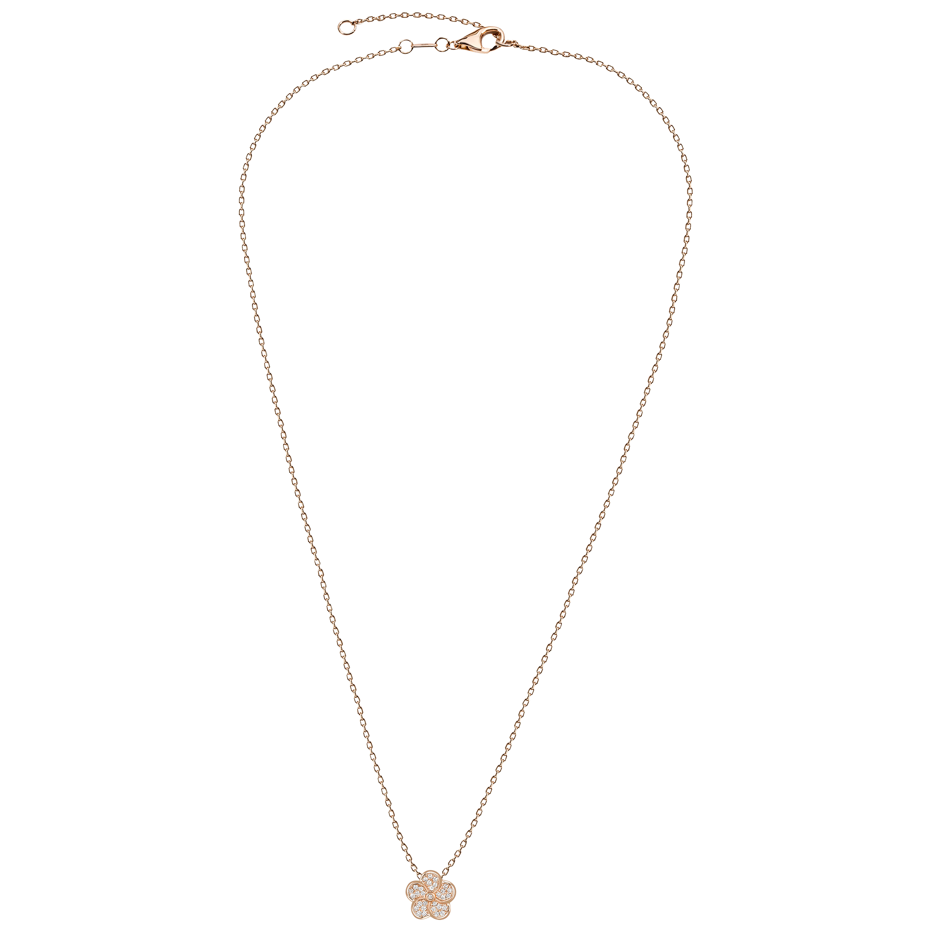 1739 페이브 목걸이 (로즈골드)