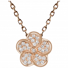 1739 페이브 목걸이 (로즈골드)