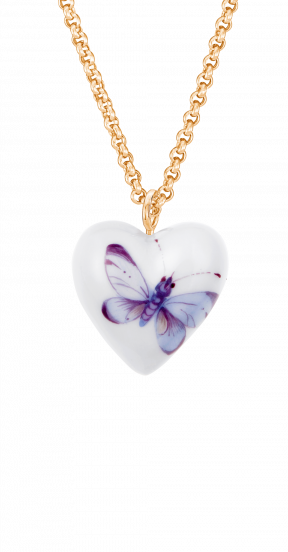HEARTS BLUE BUTTERFLY