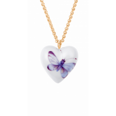 블루 버터플라이 하트 L