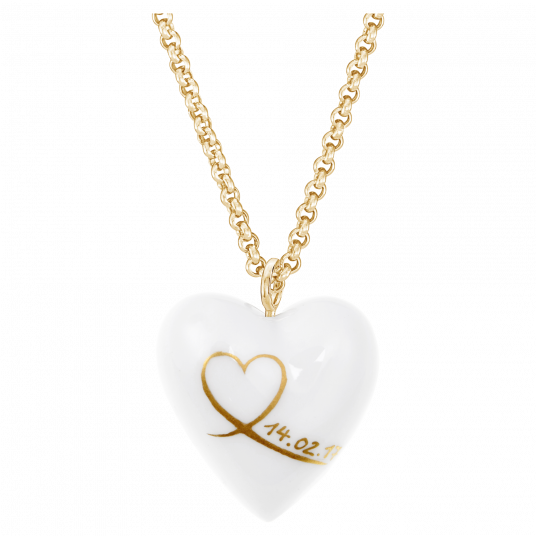 HEARTS DATE, MONOGRAM OR NAME IN GOLD, ONE-LINE