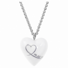 HEARTS DATE, MONOGRAM OR NAME IN PLATINUM, ONE-LINE