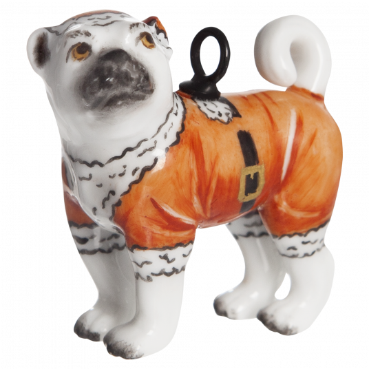 MEISSEN®-PUG SANTA
