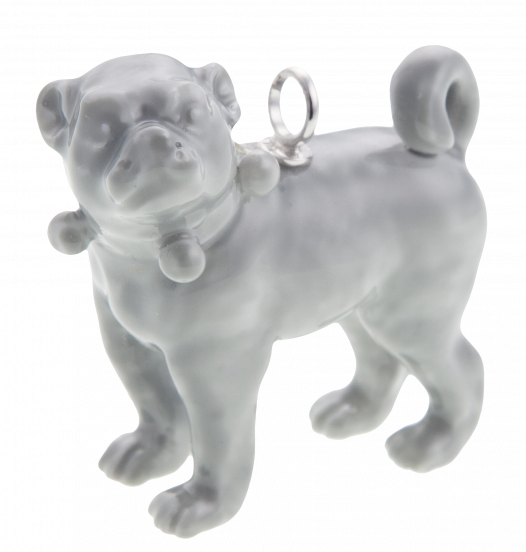MEISSEN®-PUG DARK SILVER
