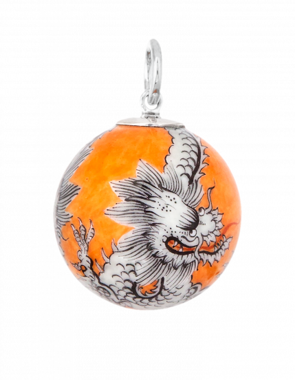 BOULE 3 MING DRAGONS INTERTWINED