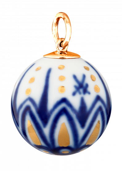 BOULE ORIENTAL BLOSSOM WITH GOLD DOTS