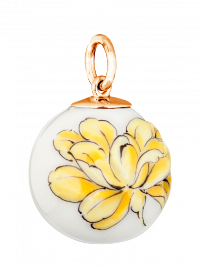 BOULE TUBEROSE RELIEF IN YELLOW