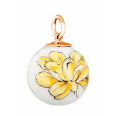 BOULE TUBEROSE RELIEF IN YELLOW
