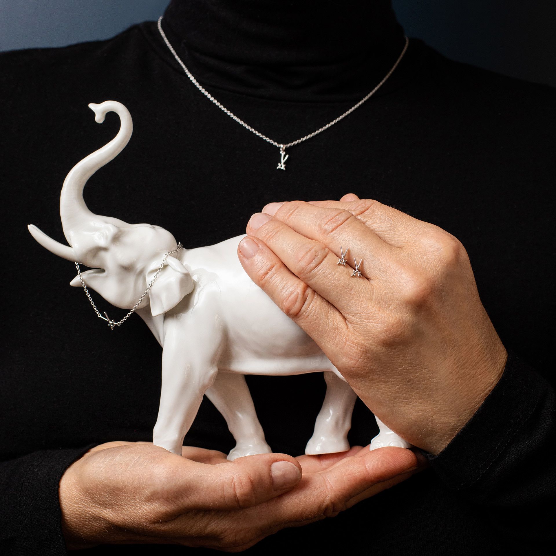 1722 스워드 베이직 실버 팔찌