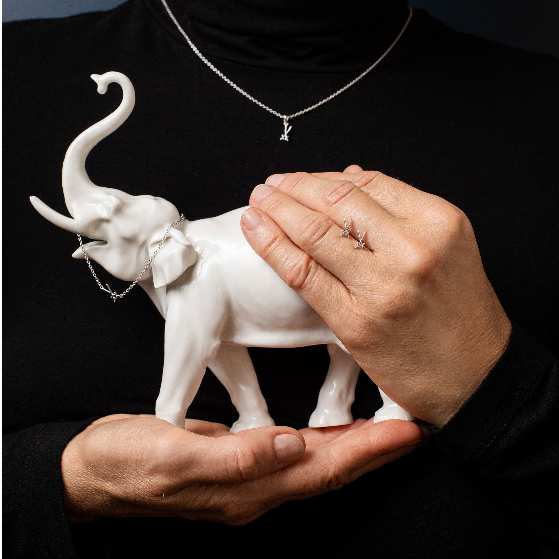 1722 스워드 베이직 귀걸이 (실버)