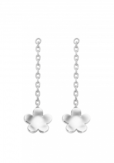 1739 부케 투블라썸 귀걸이 (화이트골드)